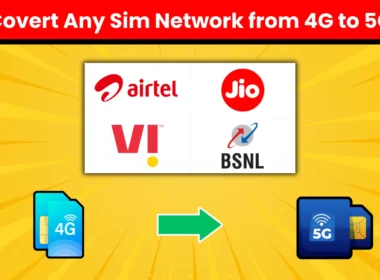 Covert Any Sim Network from 4G to 5G